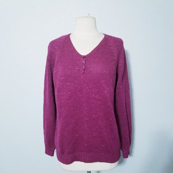 Vintage Sweaters - Vintage 80's Retro Glam Sweater